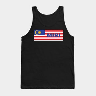 Miri City in Malaysian Flag Tank Top